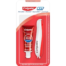 Colgate Seyahat Seti Optic White Anında Beyazlık Beyazlatıcı Diş Macunu 20 Ml + Yumuşak Diş Fırçası