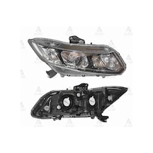 DEPO 117-1110R-LEMN2 Ön Far Sağ- Siyah - Honda Civic 11-