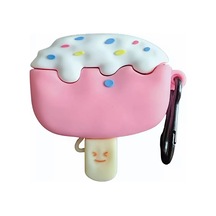 Caseonn Apple Uyumlu AirPods Pro 2.nesil Kılıf Karakter Figürlü Dondurma Pembe