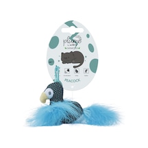 M-pets Plume Peaock Catnipli Kedi Oyuncağı Blue