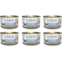Schesir Ton Ve Orfoz Jöleli Tamamlayıcı Kedi Konservesi 70 Gr. X 6 Adet