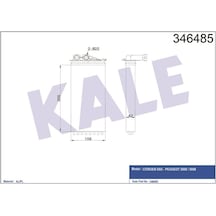 Kale Kalorifer Radyatoru Mekanik Peugeot 3008 / 5008 Cıtroen Ds5 - Klr-346485
