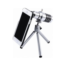Zenvia I Phone5,5s,i Phone4.4s Için Alüminyum 14x Optik Zoom Yakından Görüntü Çekme Dürbün Znv2026