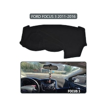 Ford Focus 3 2011-2016 Torpido Koruma Halısı Gri Kenar