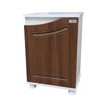 Kanki Pet West Seri Nano Akvaryum Sehpası 40x40x69 Cm Beyaz-ceviz West4040b-cvz1