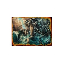 Bedeko Poseidon Mdf Poster 50cm X 70cm