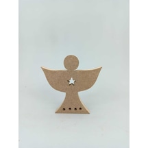 Na Neşeli Ahşap 15 Cm Ahşap Melek Figürü.dik Durabilir.masa Dekoru.yılbaşı Dekoru.ahşap Boyama. Model Neseliemelek123464