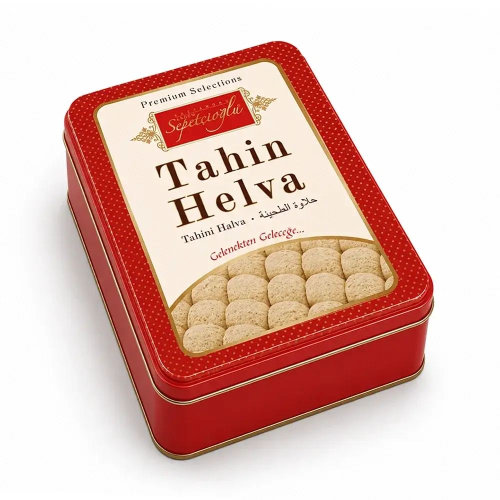 Sepetçioğlu Kastamonu Meşhur Tahin Helva 700g Teneke Kutu