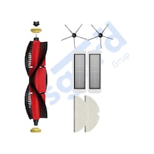 Roborock S50 S55 S5 Max S6 S6 Maxv Uyumlu 1 Ana Fırça 2 Yan Fırça 2 Filtre 2 Mop Pkt-iasgf0000699