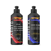Netfer 2'li Kalın Pasta Cila Set - 2x500 Ml