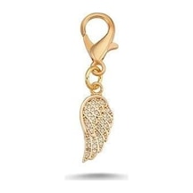Zirkon Taşlı Melek Kanadı Model Tasma Aksesuarı Renkli