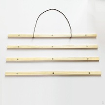 Novahub 21cm61cm Dıy Manyetik Ahşap Fotoğraf Askı Çerçevesi Kaydırma Baskı Posteri Resim 21 Cm 51cm