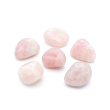 Hakiki Tamburlu Doğal Pembe Kuvars Kaya Parçası Iri Boy