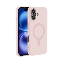 Joko Apple Uyumlu iPhone 17 Z Silikon Magsafe Kapak - Pembe Çok Renkli