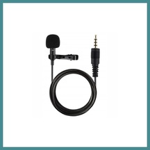 Trendexa 3.5mm Jak 1.5 Metre Double Mikrofon - Siyah Mac
