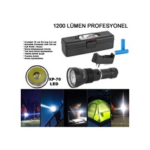 4200 Lümen Profesyonel Şarjlı El Feneri Wt655 Çok Renkli