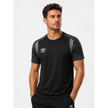Umbro Plus Training Erkek Siyah Antrenman Spor Tişörtü Tf0437