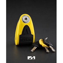 Auvray B-lock 06 Alarmlı Disk Kilidi 6 Mm 120db Sarı