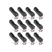 Zenithdeals 12 Adet 3,7 V 18650 Pil Tutucu, Plastik Pil Kutusu