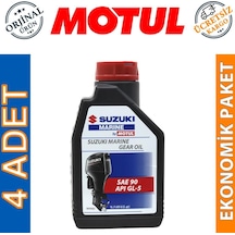 Motul Suzuki Marine Gear 90 1 Lt Tekne Şanzıman Kuyruk Yağı 4 Adet