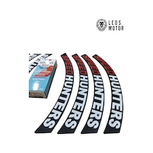 Speed Hunters-motosiklet Ve Otomobil Lastik Yazısı-kabartma Sticker Yapıştırma-8 Adet+yapıştırma Set