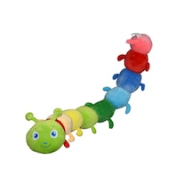 Peluş Renkli Tırtıl Yastık 75Cm