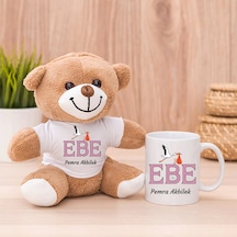 Ebeye Hediye Peluş Ayıcık Ve Kupa Bardak