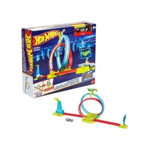Hot Wheels Neon Yarışlar Çifte Çemberde Yarış Seti Mtl-hpc05