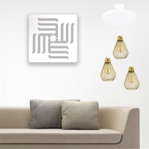 Ampul Model Gold Ferforje Modern Sarkıt Avize K