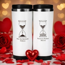 Bk Gift Kişiye Özel Çift Sevgili Tasarımlı İkili Çelik Termos Bardak -2, Sevgiliye Hediye, Sevgililer Günü Hediyesi Kobitmeyencom36282 Bk Gift Renkli