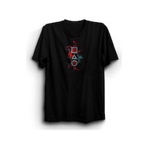 Stoned&Fame Squid Game Baskılı, Unisex, Siyah %100 Pamuk T-shirt SIYAH Stoned&Fame Squid Game Baskılı, Unisex, Siyah %100 Pamuk T-shirt SIYAH