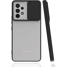 Samsung Galaxy A23 ile Uyumlu Kapak Lensi Açılır Kapanır Kamera Korumalı Silikon Kılıf
