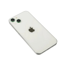 Apple, Uyumlu iPhone 14 Diamond Kamera Lens - Yeşil