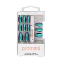 Promani PR-5657 Neon Petrol Takma Tırnak Kiti