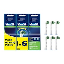 Oral-B Cross Action Diş Fırçası Yedek Başlığı 6'lı