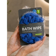 Banyo Lif Süngeri Body Scrubber Köpük Artırıcı Duş Lifi Vücut Temizleme Vchy-7002 Mavi