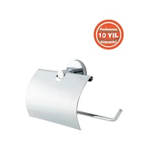 Çelik Banyo Paslanmaz Pirinç Flora Kağıt Havluluk Kapaklı Krom