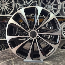 17 İnç 5x114.3 Megane İ30 Fluence Siyah Elmas Kesim 4 Adet