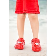 Kiko Kids Eva Plaj Havuz Okul Kreş Kız Çocuk Terlik Twg 755 Kırmızı