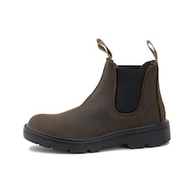 743 Marron Osc Erkek 9080 Natural World Bota Chelsea Nobuck Elastıcos 743 Marron Osc