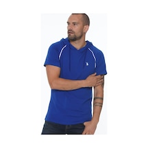 T8570 Dewberry Kapşonlu Erkek T-shırt-saks Saks T8570 Dewberry Kapşonlu Erkek T-shırt-saks Saks