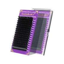 Nagaraku İpek Kirpik C Kıvrım 0.10 Kalınlık - 15 MM Uzunluk