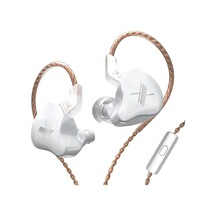 Kulak İçi Kulaklıklar, Değiştirilebilir Kablo, Beyaz, Mikrofonlu, 3,5 Mm Kablolu