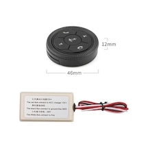 Sones Dqx-999a Çok Fonksiyonlu Direksiyon Düğmesi Denetleyici Araç Dvd Ekranı Kablosuz Uzaktan Kumanda Gümüş