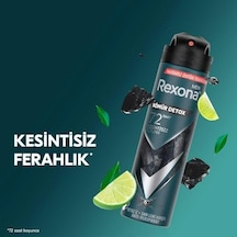 Rexona Men Erkek Sprey Deodorant Kömür Detox 150 Ml