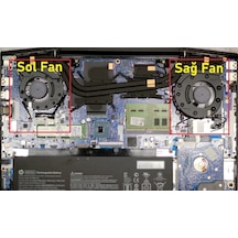 Hp Pavilion Gaming 15-cx0032nt Fan V2 Sol Fan 1 Adet