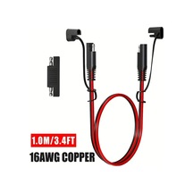 Dashanshop Jyft 16awg Sae Uzatma Kablosu Polarite Adaptörlü Solar Panel Araç Bağlantı