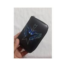 Owlbag Company Owl Bag Dimebag Guitar Logo Desenli Tasarım Suni Deri Cüzdan Çok Renkli