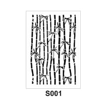 Diğer Karışık Desenler Stencil Şablon 25X35 S-001