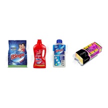 Bingo Tüm Renkler Deterjan 6 Kg+ Yüzey Tem. Fresh 2.5 Lt + Bulaşık 250 Ml +flodex 5'li 4'lü Set Diğer